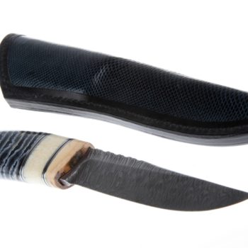 Etui couteau Afrique - Maryline Lecourtier. Artisan du cuir