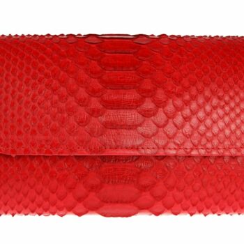 Python clutch bag