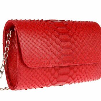 Python clutch bag